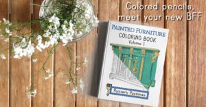 painted furniture coloring book